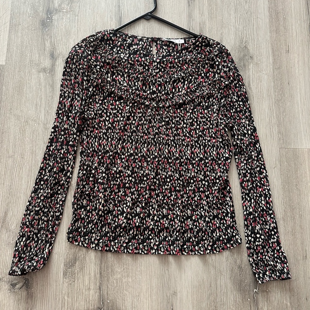 ruched MNG MANGO blouse